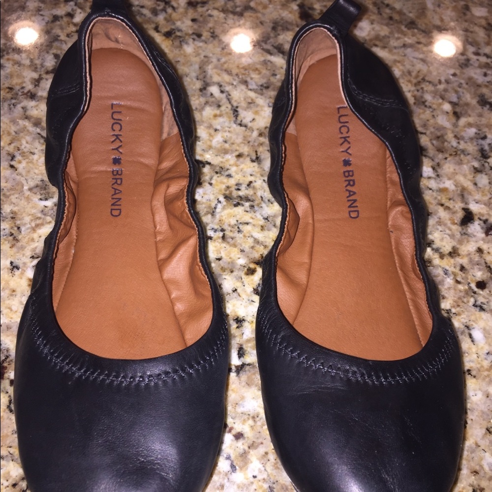 Lucky Brand Emmie Leather Flats